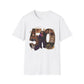 50th Birthday Photo Collage T-Shirt — Personalized Milestone Shirt
